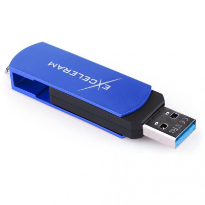 Exceleram P2 Black/Blue USB 3.1 EXP2U3BLB64