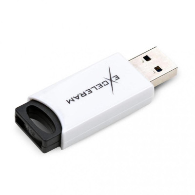 Exceleram 16 GB H2 Series White/Black USB 3.1 Gen 1 (EXU3H2W16)