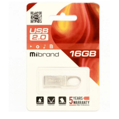 Mibrand 16GB Irbis USB 2.0 Silver (MI2.0/IR16U3S)