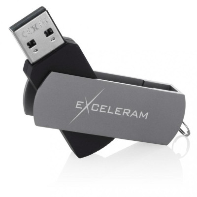 Exceleram P2 Black/Gray USB 2.0 EXP2U2GB64