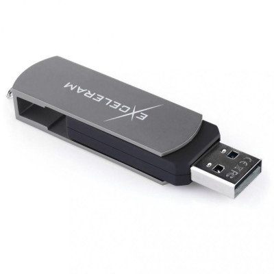 Exceleram P2 Black/Gray USB 2.0 EXP2U2GB64
