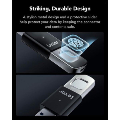 Lexar 256 GB JumpDrive Fingerprint F35 Pro USB3.2 (LJDF35P256G-RNBNG) 