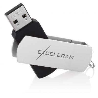 Exceleram 16 GB P2 Series White/Black USB 2.0 (EXP2U2WH2B16)