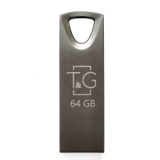 T&G 64GB Metal Series USB 2.0 Black (TG117BK-64G)