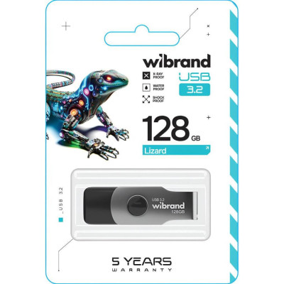 Wibrand 128 GB Lizard Black USB 3.2 (WI3.2/LI128P9B)