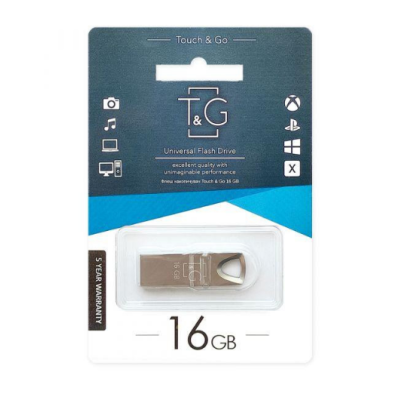 T&G 16GB 117 Metal Series Silver (TG117SL-16G)