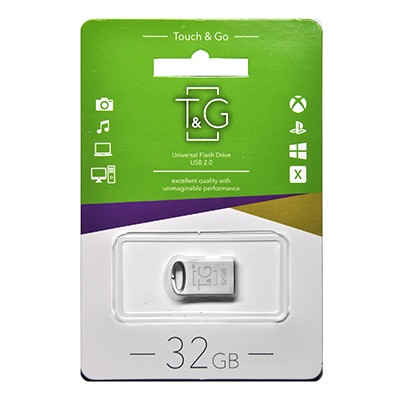 T&G 32GB 105 Metal Series Silver (TG105-32G)