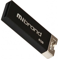 Mibrand 8GB Сhameleon USB 2.0 Black (MI2.0/CH8U6B)