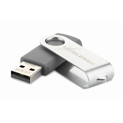 Exceleram 16 GB P1 Series Silver/Gray USB 2.0 (EXP1U2SIG16)