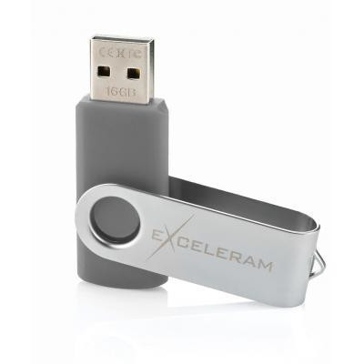 Exceleram 16 GB P1 Series Silver/Gray USB 2.0 (EXP1U2SIG16)