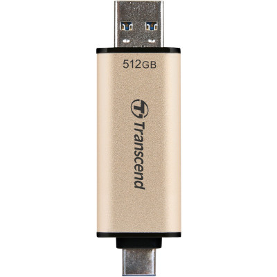 Transcend JetFlash 930C 512GB USB 3.2 / Type-C Gold-Black (TS512GJF930C)