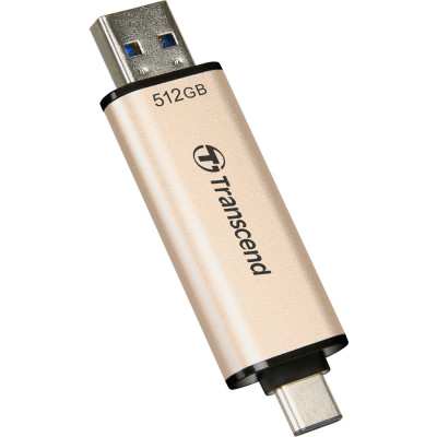 Transcend JetFlash 930C 512GB USB 3.2 / Type-C Gold-Black (TS512GJF930C)
