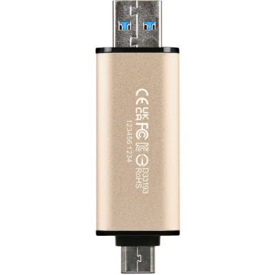 Transcend JetFlash 930C 512GB USB 3.2 / Type-C Gold-Black (TS512GJF930C)