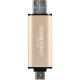 Transcend JetFlash 930C 512GB USB 3.2 / Type-C Gold-Black (TS512GJF930C)