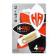 Hi-Rali 4 GB USB Flash Drive Hi-Rali Shuttle series Gold (HI-4GBSHGD)