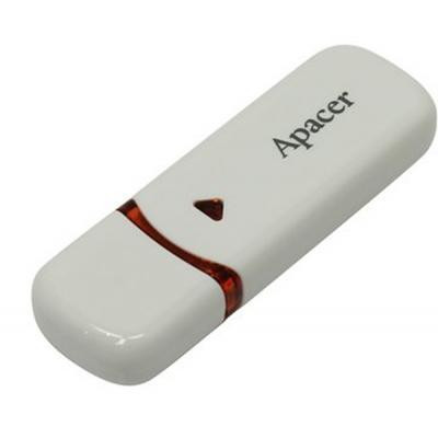 Apacer 64 GB AH333 White USB 2.0 (AP64GAH333W-1)
