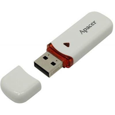 Apacer 64 GB AH333 White USB 2.0 (AP64GAH333W-1)