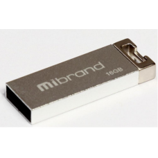 Mibrand 16GB ?hameleon USB 2.0 Silver (MI2.0/CH16U6S)