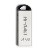 Hi-Rali 64GB Fit Series USB 2.0 Silver (HI-64GBFITSL)
