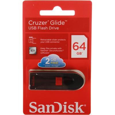 SanDisk 64 GB Cruzer Glide USB 3.0 Black (SDCZ600-064G-G35)