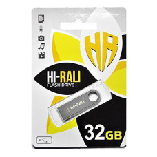 Hi-Rali 32 GB USB Flash Drive Shuttle series Silver (HI-32GBSHSL)