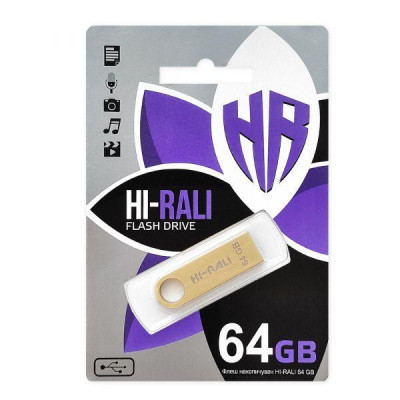 Hi-Rali 64 GB USB Flash Drive (HI-64GBSHGD)