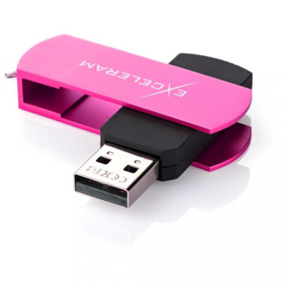 Exceleram P2 Black/Rose USB 2.0 EXP2U2ROB16