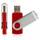 Exceleram 16 GB P1 Series Silver/Red USB 2.0 (EXP1U2SIRE16)