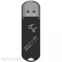 TEAM 64 GB C182 USB 2.0 Black (TC18264GB01)