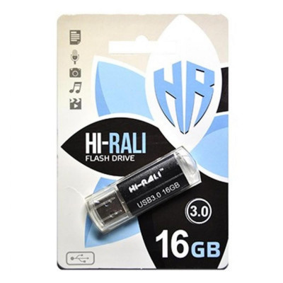 Hi-Rali 16 GB Corsair series USB 3.0 Black (HI-16GB3CORBK)