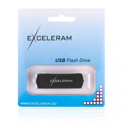 Exceleram 16 GB P2 Series Black/Black USB 3.1 Gen 1 (EXP2U3BB16)
