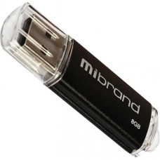 Mibrand 8GB Cougar USB 2.0 Black (MI2.0/CU8P1B)