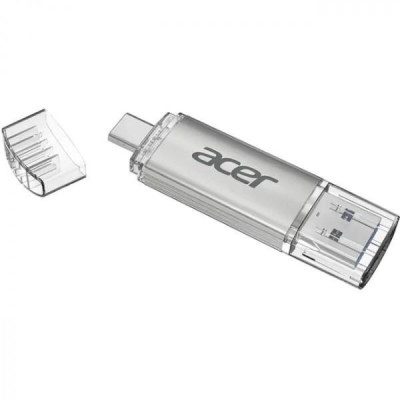 Acer 32 GB UT300 USB-A/Type-C 3.2 Silver (BL.9BWWA.588)