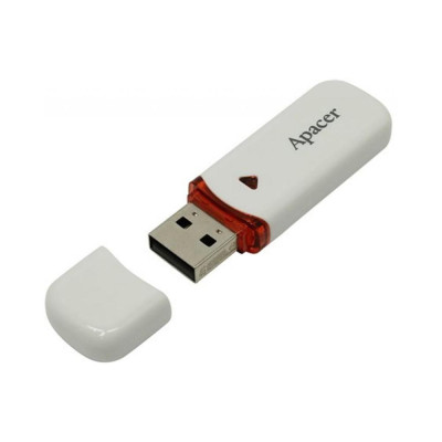 Apacer 8 GB AH333 White USB 2.0 (AP8GAH333W-1)