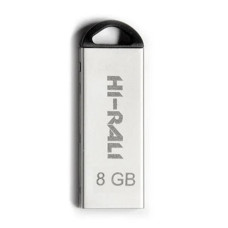 Hi-Rali 8GB Fit Series USB 2.0 Silver (HI-8GBFITSL)