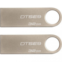 Kingston 32 GB Silver (DTSE9H/32GB-2P)