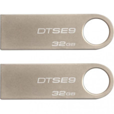 Kingston 32 GB Silver (DTSE9H/32GB-2P)