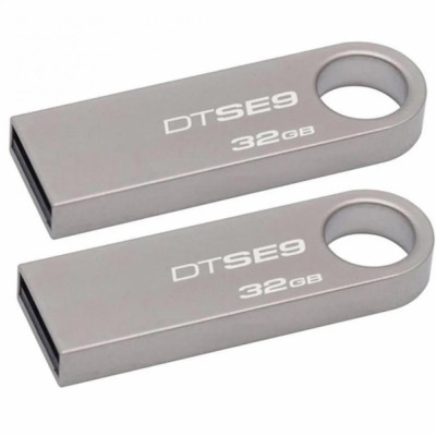 Kingston 32 GB Silver (DTSE9H/32GB-2P)