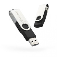 Exceleram 64 GB P1 Series Silver/Black USB 2.0 (EXP1U2SIB64)