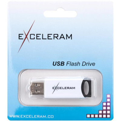 Exceleram 64 GB H2 Series White/Black USB 2.0 (EXU2H2W64)