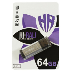 Hi-Rali 64GB Stark Series USB 2.0 Silver (HI-64GBSTSL)
