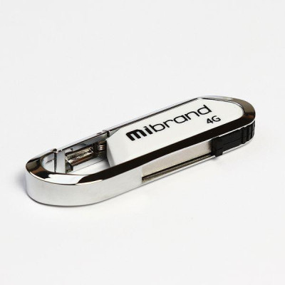Mibrand 4GB Aligator USB 2.0 White (MI2.0/AL4U7W)