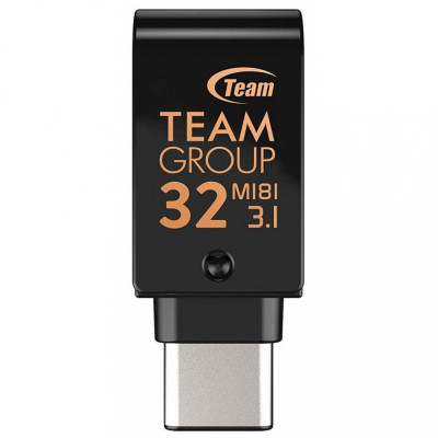 TEAM 32 GB OTG Type-C Team M181 USB 3.1 Black (TM181332GB01)