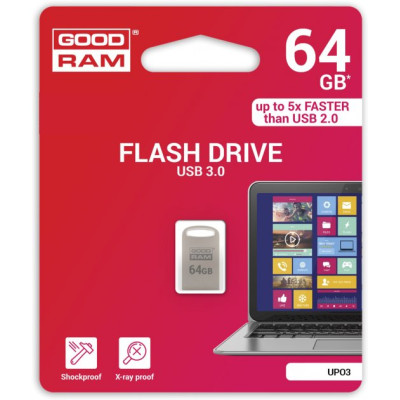 GOODRAM 64 GB UPO3 Silver USB 3.0 (UPO3-0640S0R11)