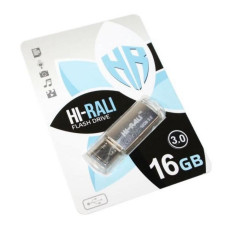 Hi-Rali 16 GB USB 3.0 Flash Drive Rocket series Silver (HI-16GB3VCSL)