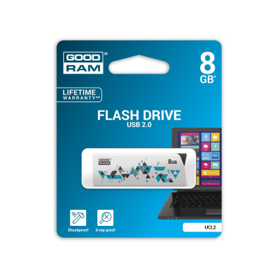 GoodRAM Click 8GB USB 2.0 White (UCL2-0080W0R11)