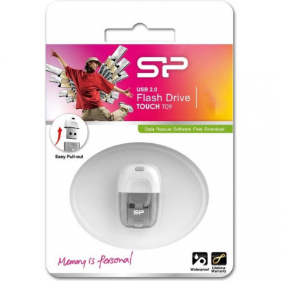 Silicon Power 32 GB Touch T09 White (SP032GBUF2T09V1W)