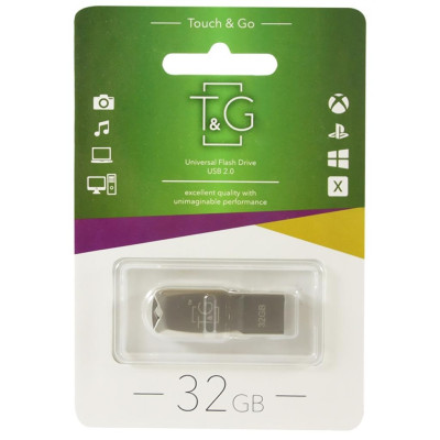 T&G 32GB Metal Series USB 2.0 Silver (TG100-32G)