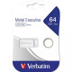 Verbatim 64 GB Metal Executive Silver (98750)