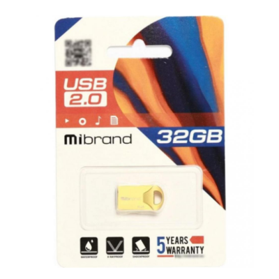 Mibrand 32GB Hawk USB 2.0 Gold (MI2.0/HA32M1G)